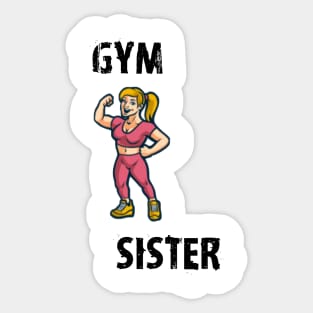 Gym sister Sticker